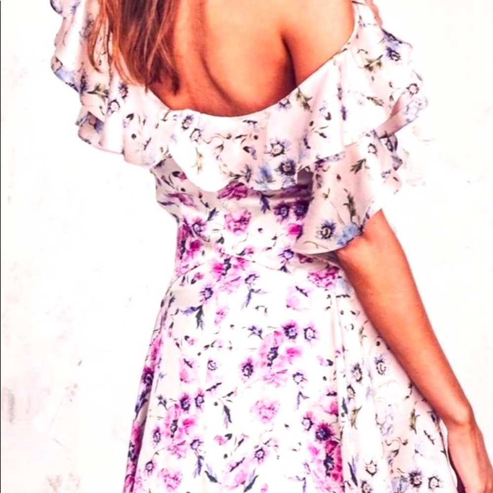 LoveShackFancy Frankie Floral Mini Dress